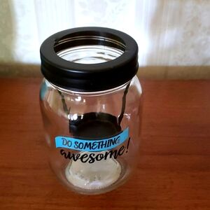Do Something Awesome Candle Holder/Mason Jar